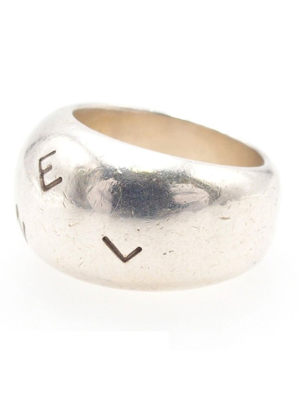 Chanel Ring Silver Logo - Picture 4 of 10